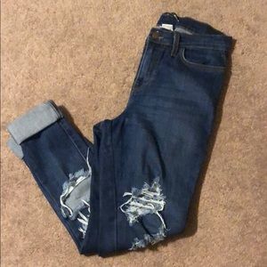 FASHION NOVA | medium blue jeans